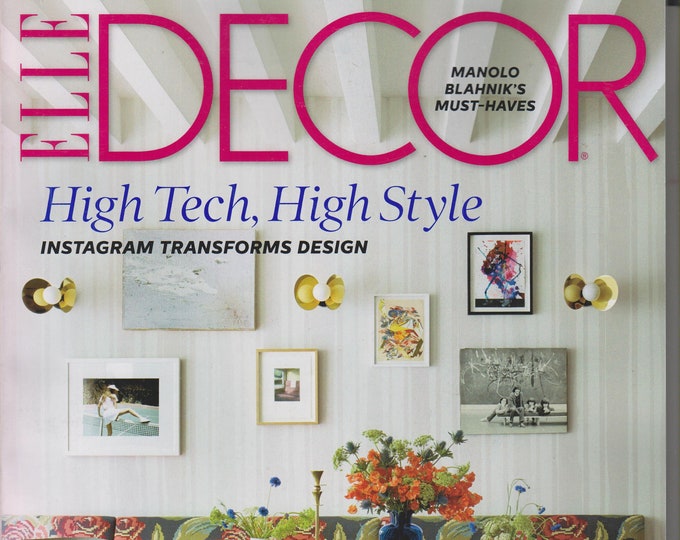 Elle Decor May 2017 High Tech, High Style (Magazine: Home Decor)