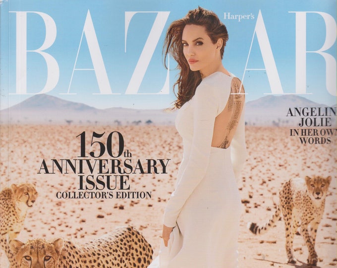 Harper's Bazaar November 2017 Angelina Jolie In Her Own Words (Magazine: Fashion)