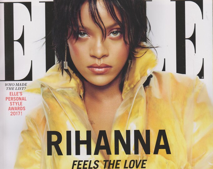 Elle October 2017 Rihanna Feels The Love