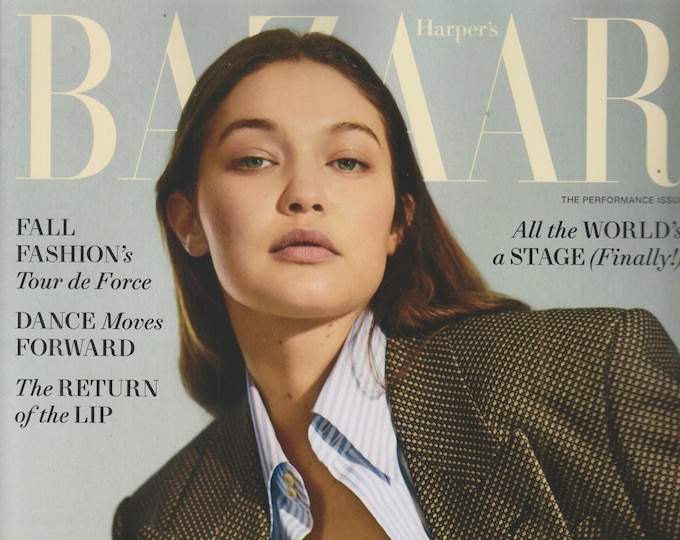 Harper's Bazaar August 2021 The Art & Soul of Gigi Hadid (Magazine: Fashion)