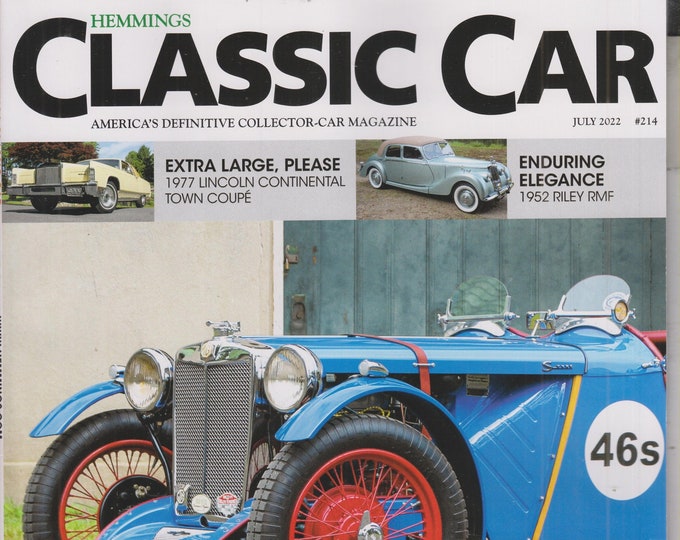 Hemmings Classic Car July 2022 Britain's Sports Cars - The Essence of Motoring Excitement   (Magazine: Automotive)