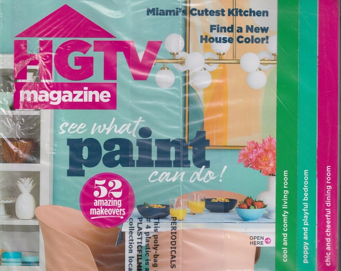 HGTV June 2023 See What Paint Can Do - 52 Amazing Makeovers (Magazine: Home Decor)