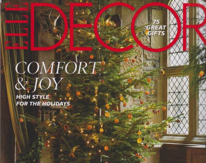 Elle Decor December 2015 Comfort & Joy   (Magazine: Home Decor)