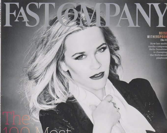 Fast Company Summer 2018 Reese Witherspoon - The 100 Most Creative People In Business (Magazine, Business)