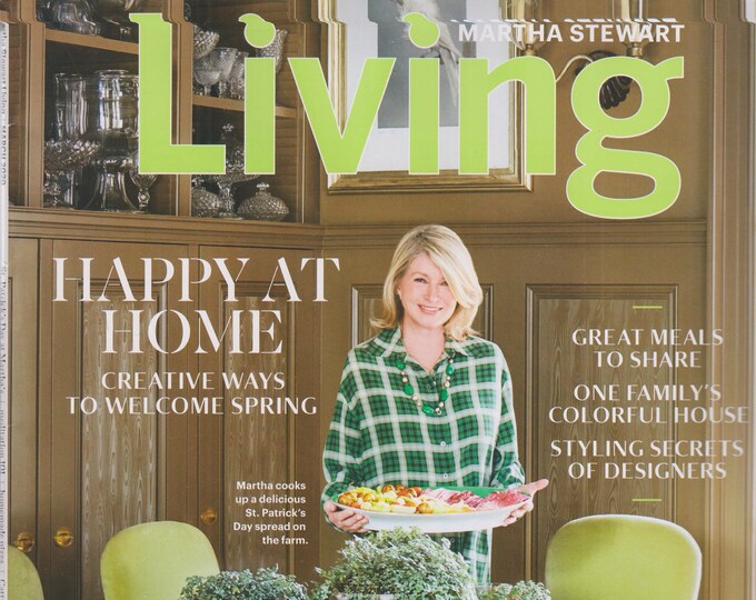 Martha Stewart Living March 2020 Happy At Home Creative Ways To Welcome Spring  (Magazine: Home & Garden)