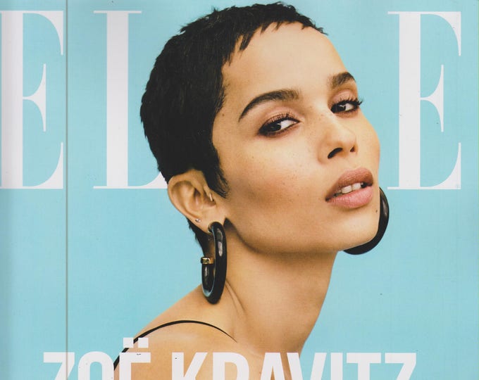 Elle January 2018 Zoe Kravitz Actor - Singer - Revelation