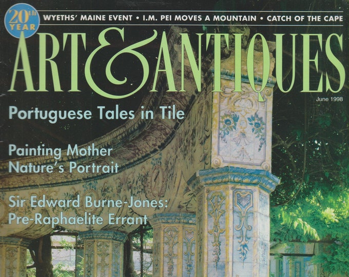 Art & Antiques June 1998 Portuguese Tales in  Tile  (Magazine: Antiques, Art)