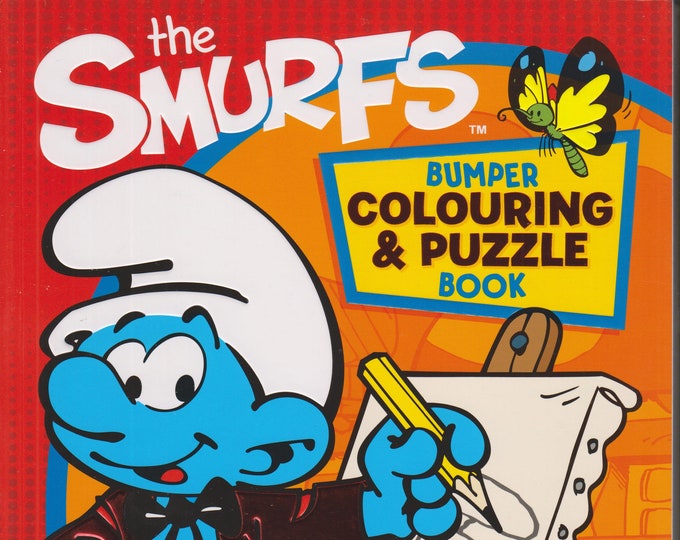 The Smurfs Bumper Colouring & Puzzle Book (Softcover: Cartoon Characters) 2014