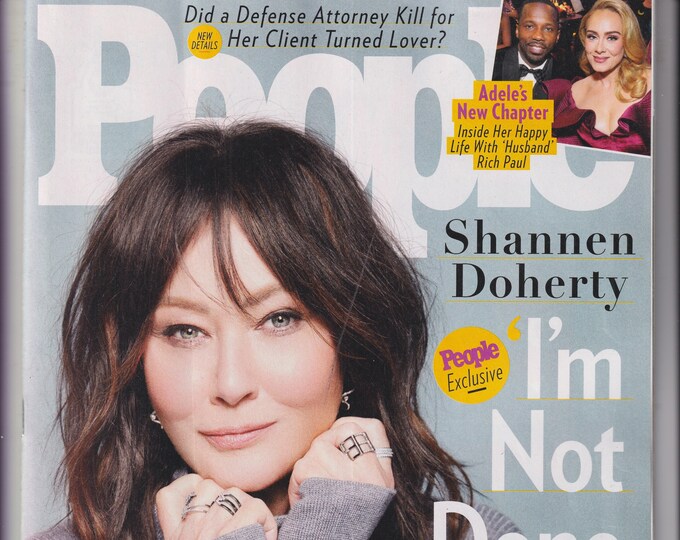 People December 11, 2023 Shannen Doherty, Adele, Rich Paul (Magazine: Celebrity)
