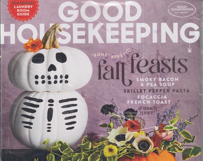 Good Housekeeping October 2022 Wicked Fun Halloween, Fall Feasts, Pretty Projects  (Magazine: Home & Garden)