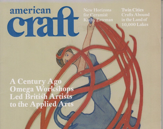 American Craft August/September 2009 A Century Ago Omega Workshops Led British Artists to the Applied Arts