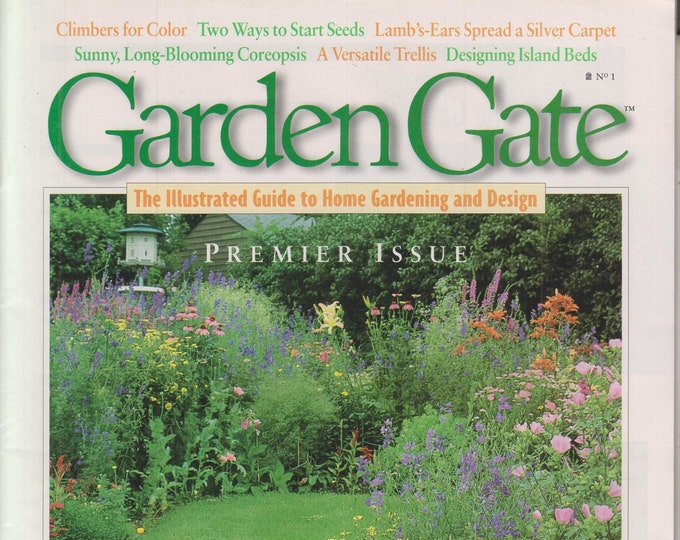 Garden Gate February March 1995 Premier Issue Island Beds (Magazine: Gardening)