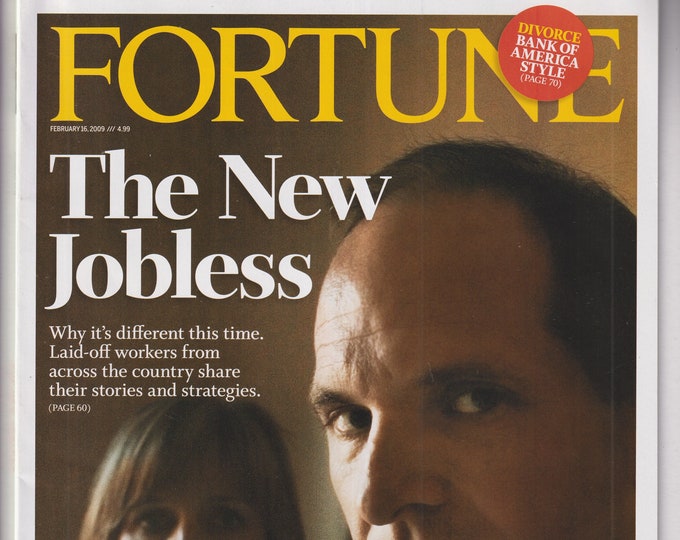 Fortune February 16, 2009 The New Jobless (Magazine: Business, Finance)