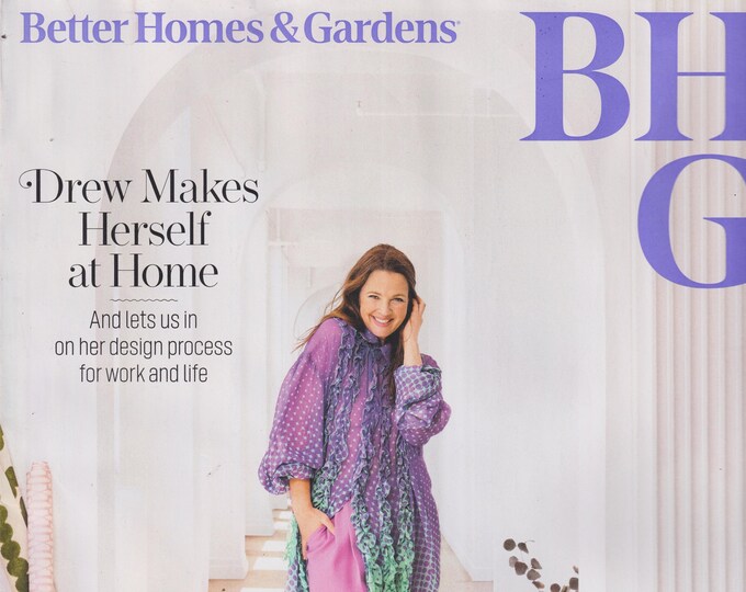 Better Homes & Gardens September 2023 Drew Barrymore The Stylemaker Issue (Magazine: Home and Garden)