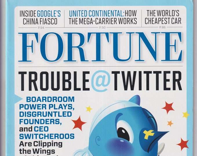 Fortune  May 2, 2011 Trouble @ Twitter, Google, United Continental (Magazine: Business, Finance)