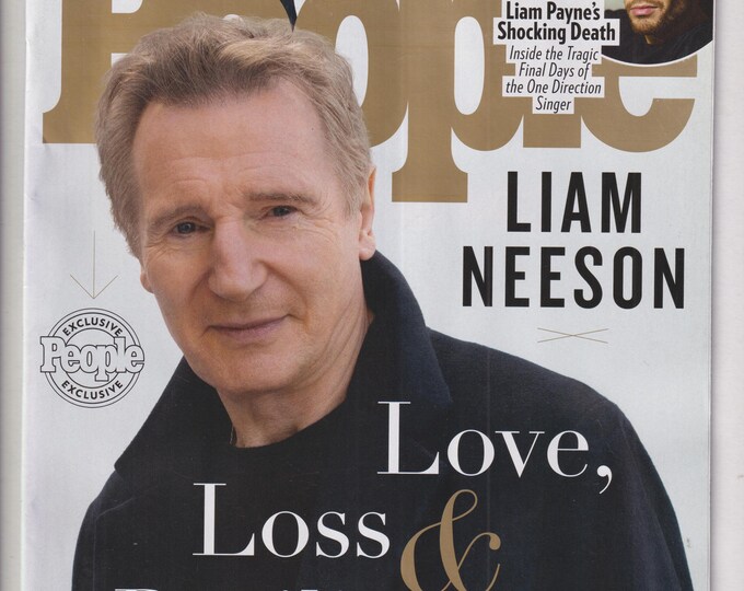 People November 4, 2024 Liam Neeson, Jennifer Lawrence, Liam Payne (Magazine: Celebrity, Gossip)
