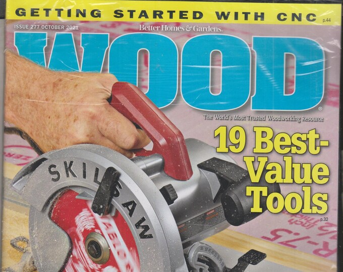 Wood October 2021 19 Best-Value Tools,  DIY Projects (Magazine: Woodworking, Crafts, Hobby)