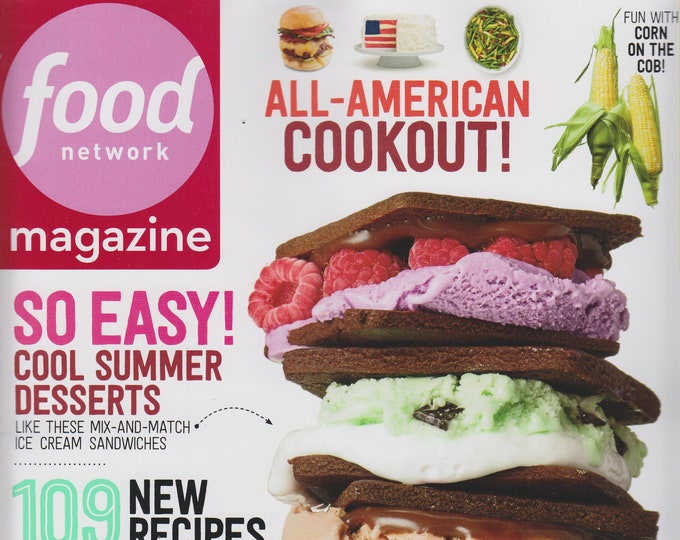 Food Network July/August 2014 All-American Cookout! 109 New Recipes (Magazine: Cooking, Recipes)
