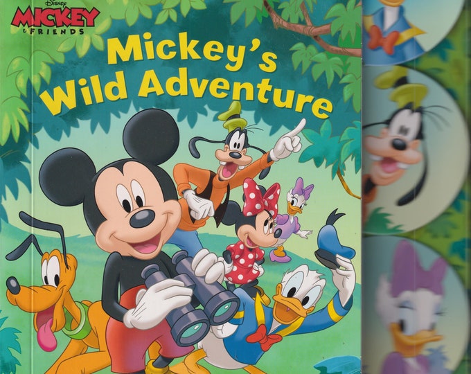 Disney Mickey & Friends Mickey's Wild Adventure  (Slide The Tabs) (Boardbook: Mickey Mouse, Disney, Children's) 2019