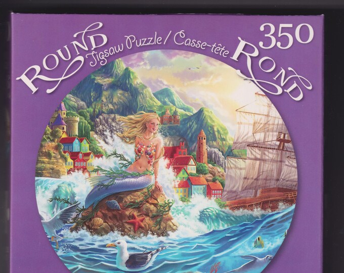 The Little Mermaid  - 350 Piece Round Jigsaw Puzzle