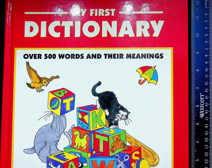 My First Dictionary  Over 500 Words and Their Meanings (Hardcover: Children's, Educational)