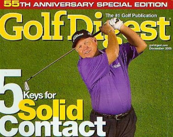 Golf Digest December 2005 Butch Harmon - 55th Anniversary Special Edition (Magazine: Golf)