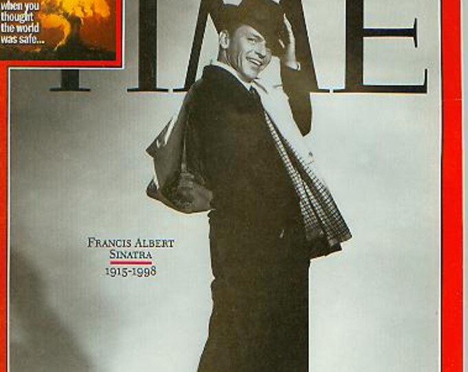 Time May 25, 1998 Francis Albert Sinatra 1915-1998, India's Nukes (Magazine: News, Current Events)