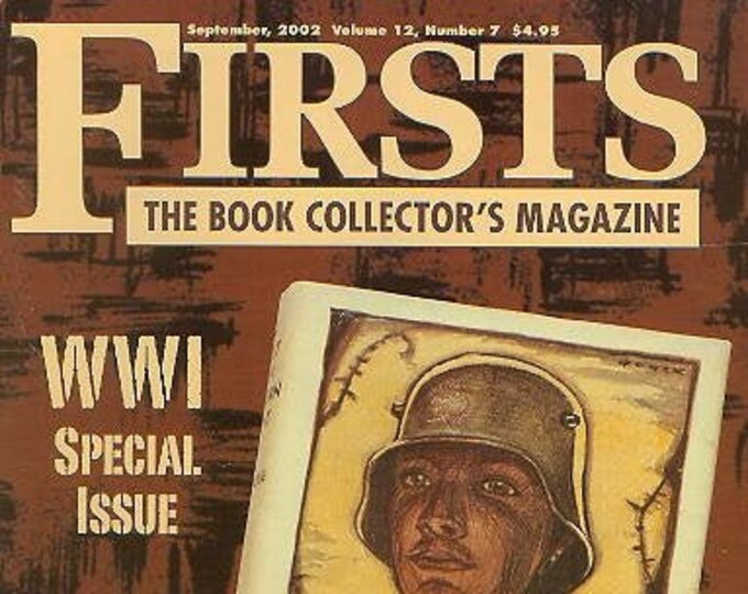 Firsts September 2002 WWI Special Issue, Siegfried Sassoon, Saki/HH Munro   (Magazine: Book Collecting,  Collectibles)