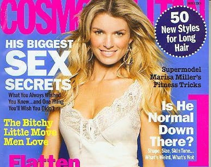 Cosmopolitan March 2009 Supermodel Marisa Miller's Fitness Tricks (Magazine: Women's)