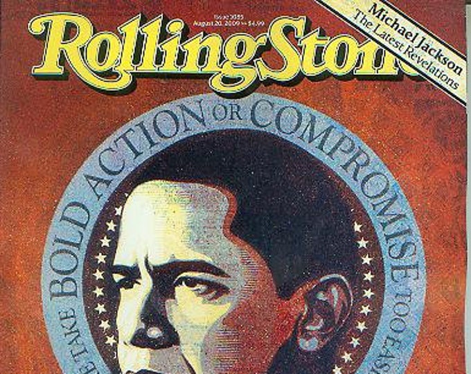 Rolling Stone August 20, 2009 A Round Table Obama So Far  (Magazine: Music, Commentary)