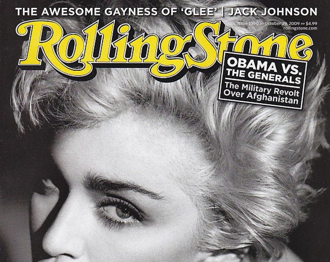 Rolling Stone October 29, 2009 Madonna Looks Back  (Magazine: Music, Commentary)