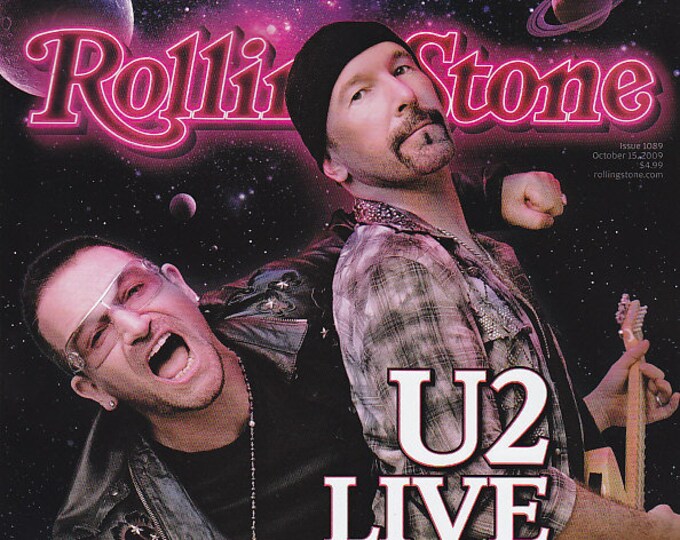 Rolling Stone October 15, 2009 U2 Live From Outer Space  (Magazine: Music, Commentary)