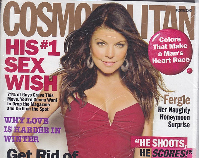 Cosmopolitan December 2009 Fergie - Her Naughty Honeymoon Surprise  (Magazine: Women's)