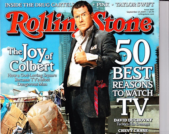 Rolling Stone September 17, 2009 The Joy of Stephen Colbert  (Magazine: Music, Commentary)