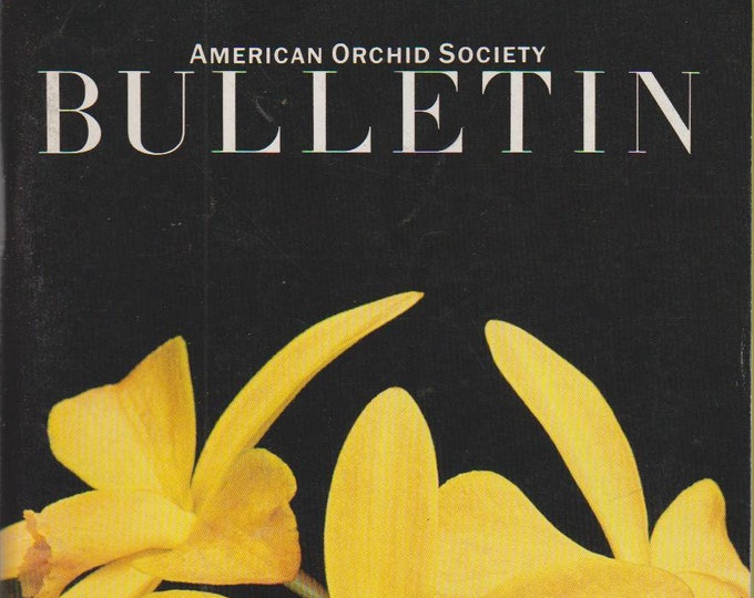 American Orchid Society Bulletin July 1989 (Magazine: Orchids, Flowers)