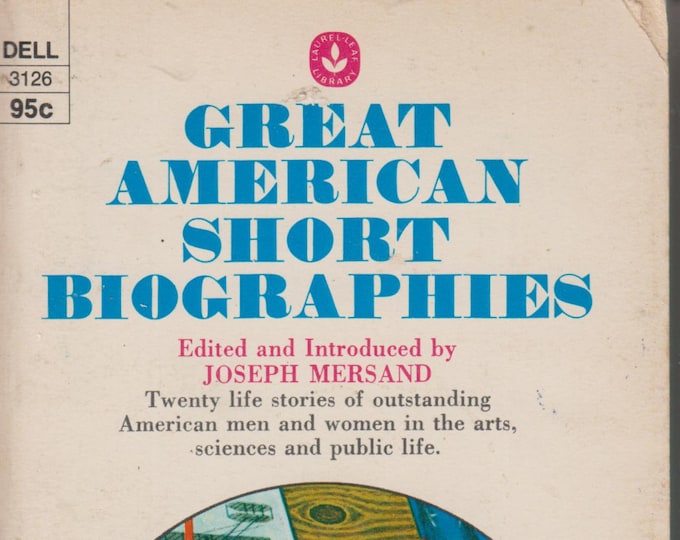 Great American Short Biographies (Dell 3126) (Paperback:Biography) 1974