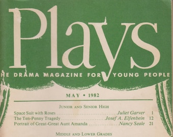 Plays May 1982 (Space Suit with Roses, The Ten-Penny Tragedy, Portrait of Great-Great Aunt Amanda, and other Plays) (