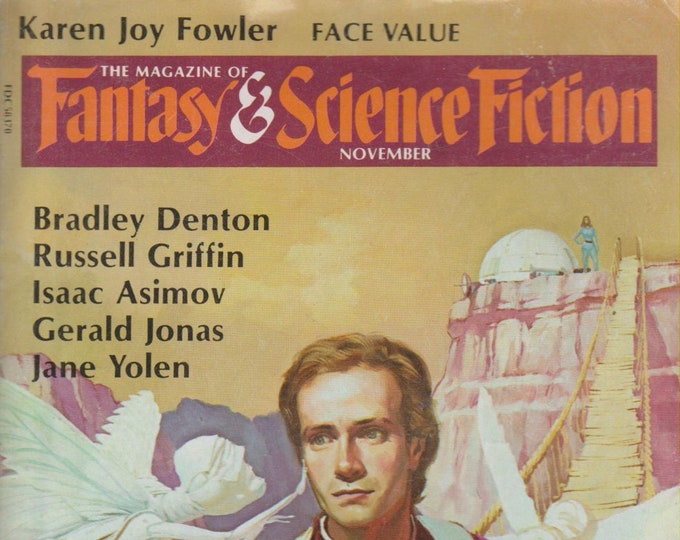 Fantasy & Science Fiction November 1986 Face Value Cover (Magazine: SciFi, Fantasy)