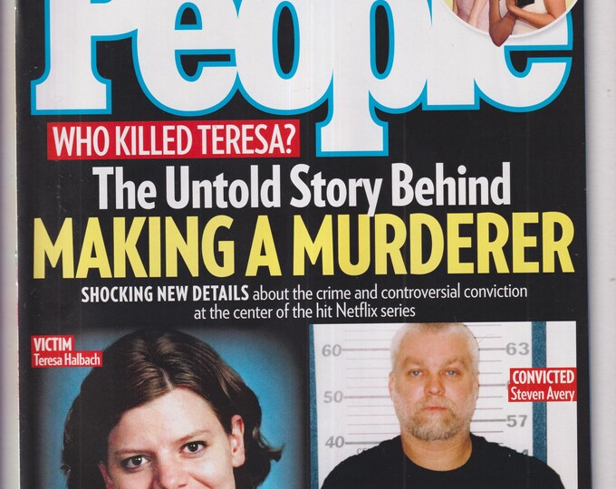 People January 25, 2016 David Bowie, Theresa Halbach, Steven Avery, Golden Globes (Magazine:  Celebrity, Gossip, True Crime)