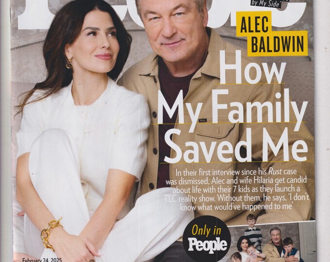 People February 24, 2025  Alec Baldwin, Elizabeth Holmes, Meghan & Harry (Magazine: Celebrity, Gossip)