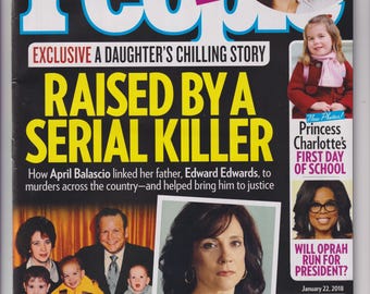 People January 22, 2018 April Balascio, Edward Edwards, Princess Charlotte, Chip & Joanna, Gwyneth Paltrow (Magazine: Celebrity, True Crime)
