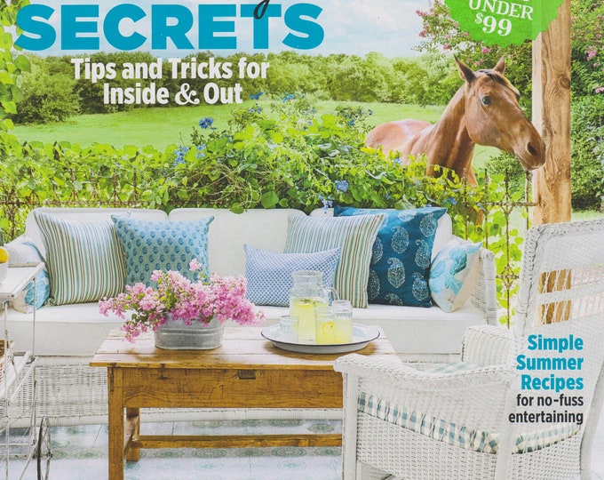 Country Living May 2016 Decorating Secrets Tips And Tricks For Inside and Out (Magazine, Home & Garden)