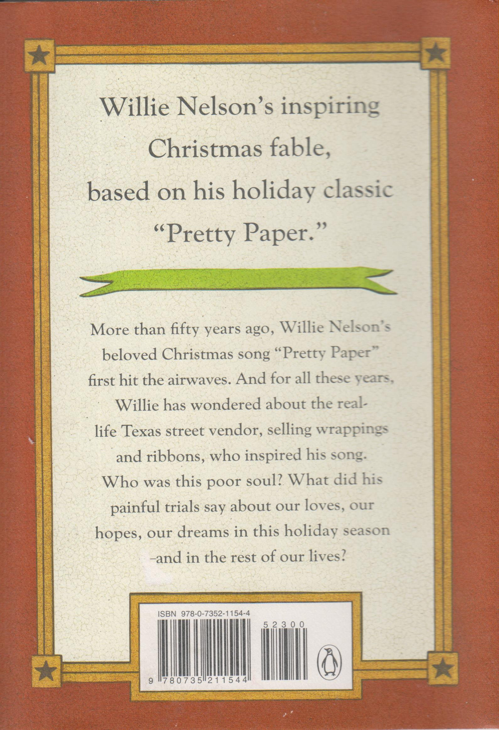 Pretty Paper: Nelson, Willie, Ritz, David: 9780735211544: : Books