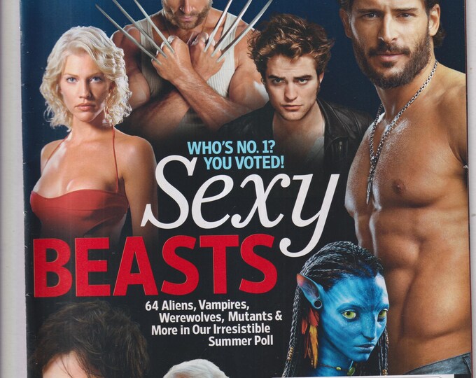 Entertainment Weekly September 3, 2010 Sexy Beasts - 64 Aliens, Vampires, Werewolves, Mutants & More (Magazine: Movies, Celebrities)