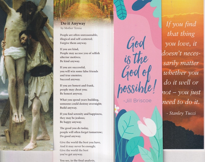 Christian & Inspirational Bookmarks (Lot of 40+)  Free Domestic Shipping