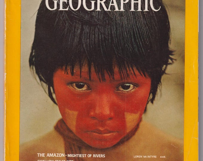 National Geographic October 1972 The Amazon, Mercury, India, Baja California, Whales  (Magazine: Nature, Geography)