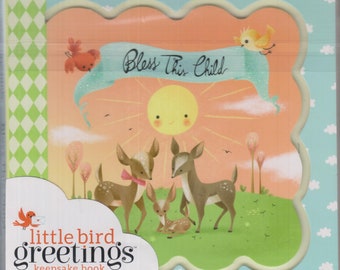 Bless This Child - Keepsake Greeting Card Board Book by Minnie Birdsong  (Board book: Children's, Greeting Card) 2016