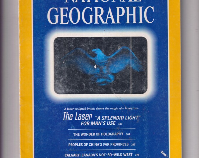 National Geographic March 1984 The Laser, Holography, China's Far Provinces, Calgary, Rhino (Magazine: Geography, General Interest)