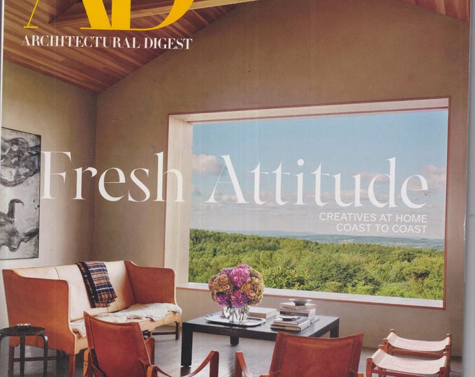 Architectural Digest March 2025 Fresh Attitude, Creatives at Home Coast to Coast (Magazine: Home Decor)