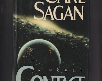 Contact by Carl Sagan (Hardcover: Science Fiction) 1985 First Edition